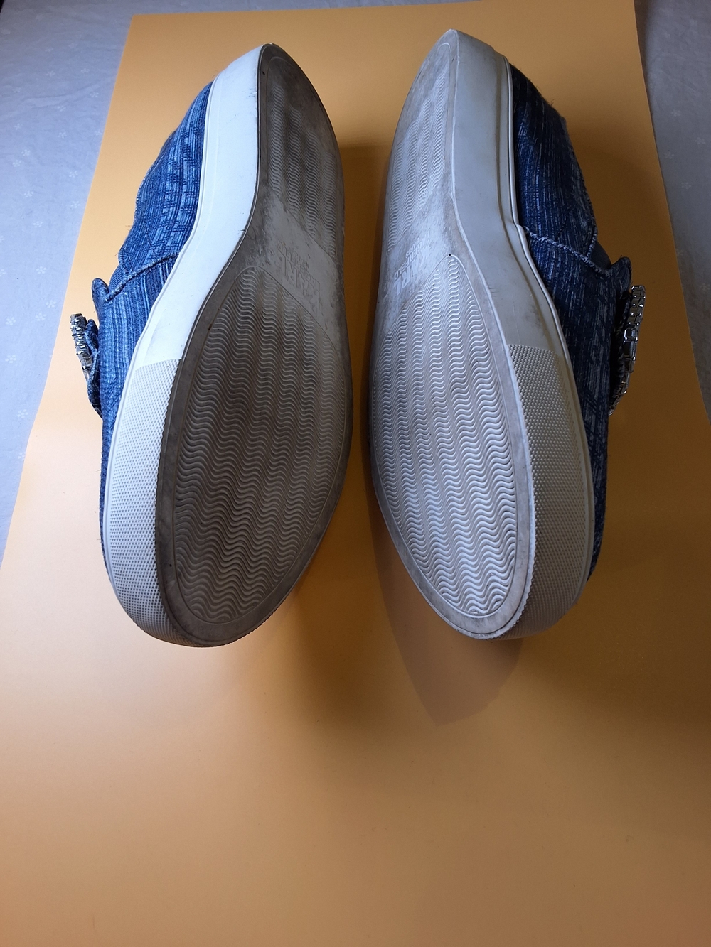 Karl Lagerfeld Denim Slip-On Loafers - Blue - Picture 8 of 11